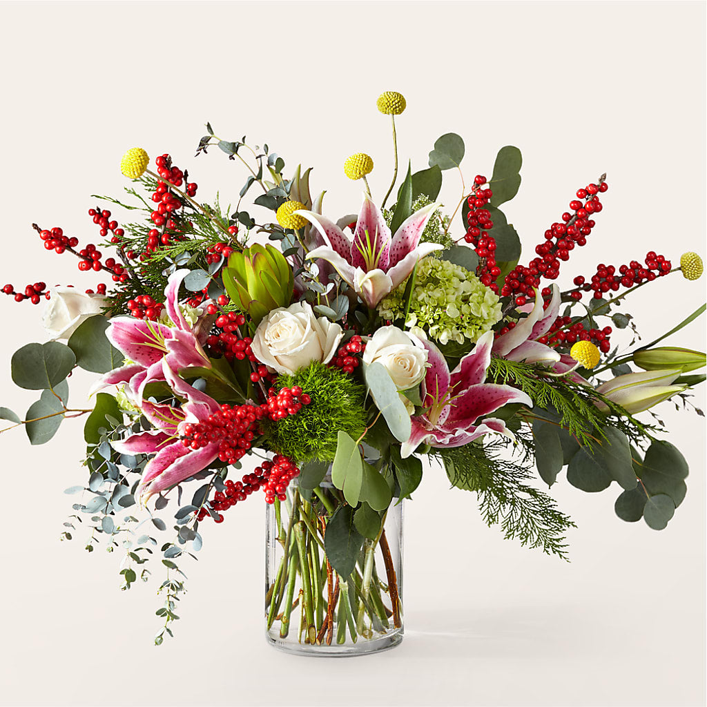 Berry & Bright Bouquet – Micaelas Flowers And Gifts, Tulsa OK