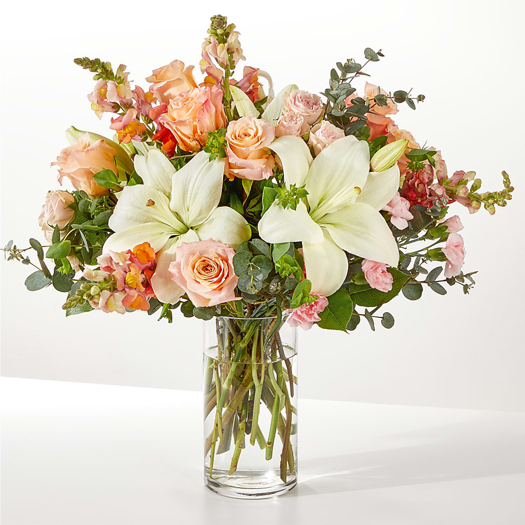 Grapefruit Splash Bouquet – Micaelas Flowers And Gifts, Tulsa OK