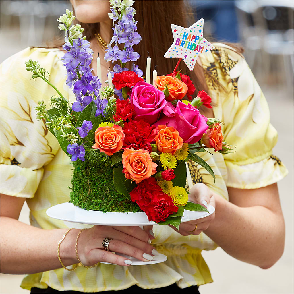 Best Year Yet Floral Cake – Micaelas Flowers And Gifts, Tulsa OK