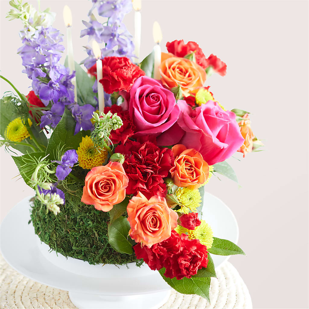Best Year Yet Floral Cake – Micaelas Flowers And Gifts, Tulsa OK