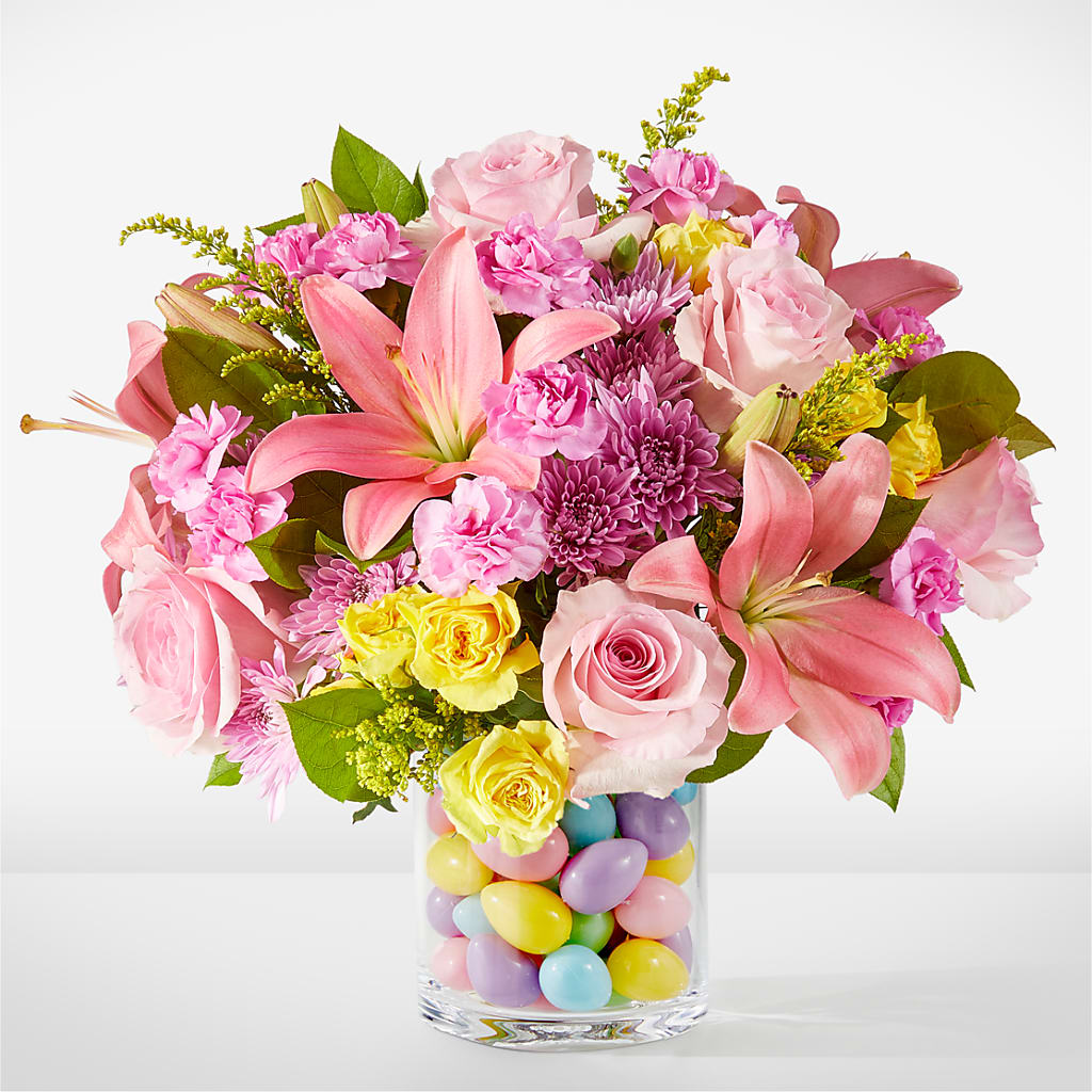 Easter Egg Hunt Bouquet – Micaelas Flowers And Gifts, Tulsa OK