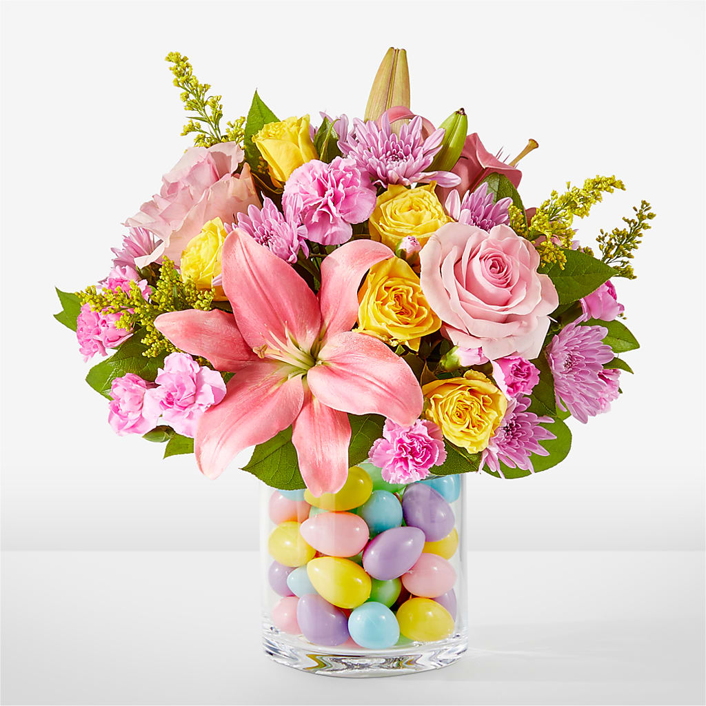 Easter Egg Hunt Bouquet – Micaelas Flowers And Gifts, Tulsa OK