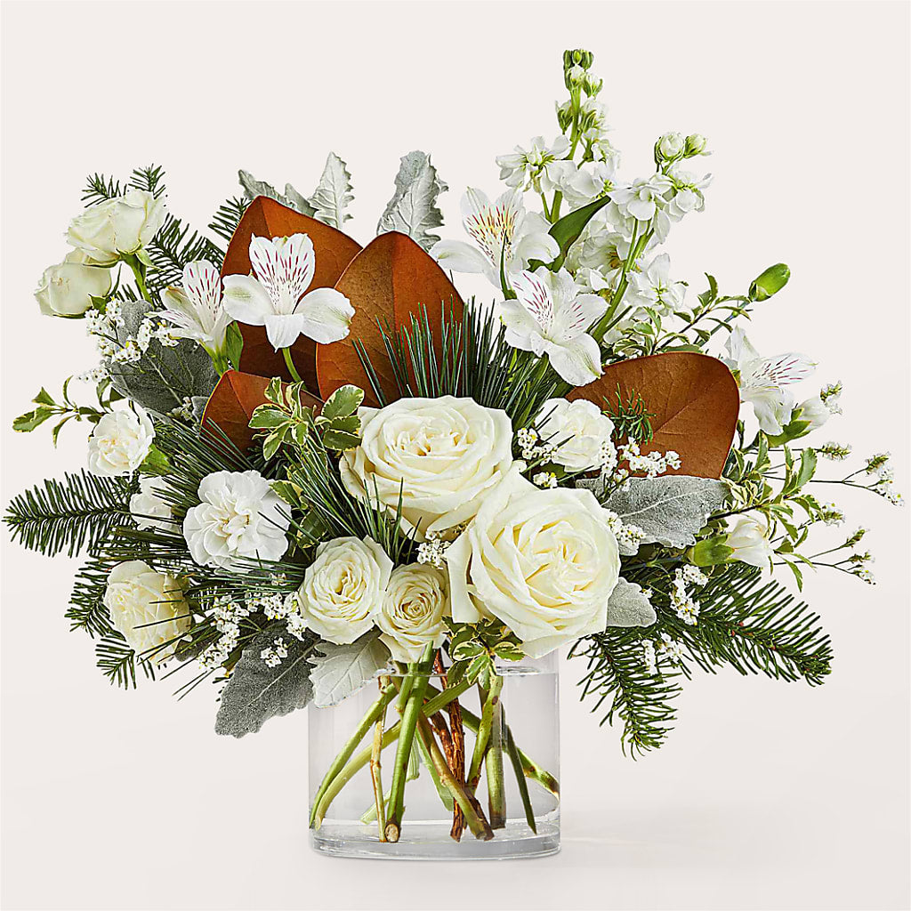 Fresh Snowfall Bouquet – Micaelas Flowers And Gifts, Tulsa OK
