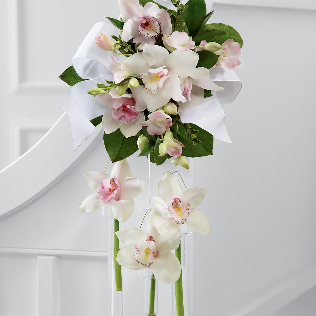 Perfect Entrance Pew Arrangement – Micaelas Flowers And Gifts, Tulsa OK