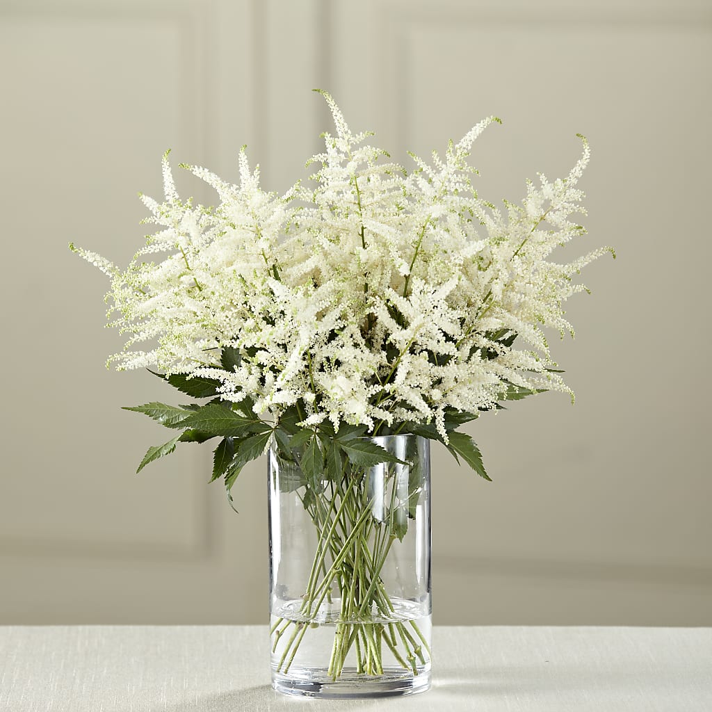 White Astilbe Bouquet – Micaelas Flowers And Gifts, Tulsa OK
