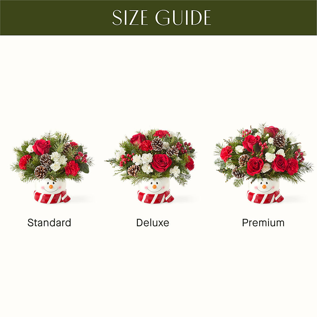 Jolly Snowman Bouquet –  Micaelas Flowers And Gifts, Tulsa OK