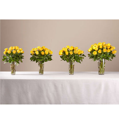 Long Stem Yellow Rose Bouquet –  Micaelas Flowers And Gifts, Tulsa OK