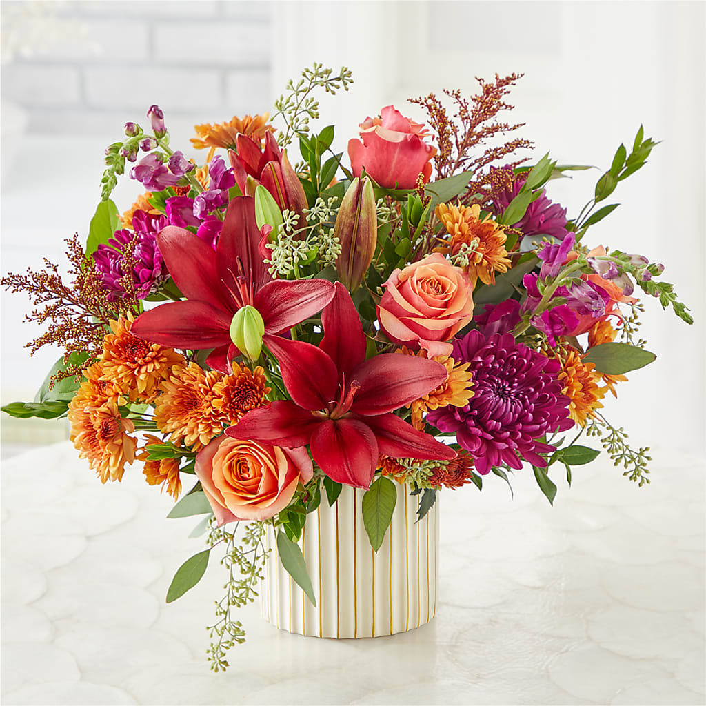 Burgundy Landscape Bouquet –  Micaelas Flowers And Gifts, Tulsa OK