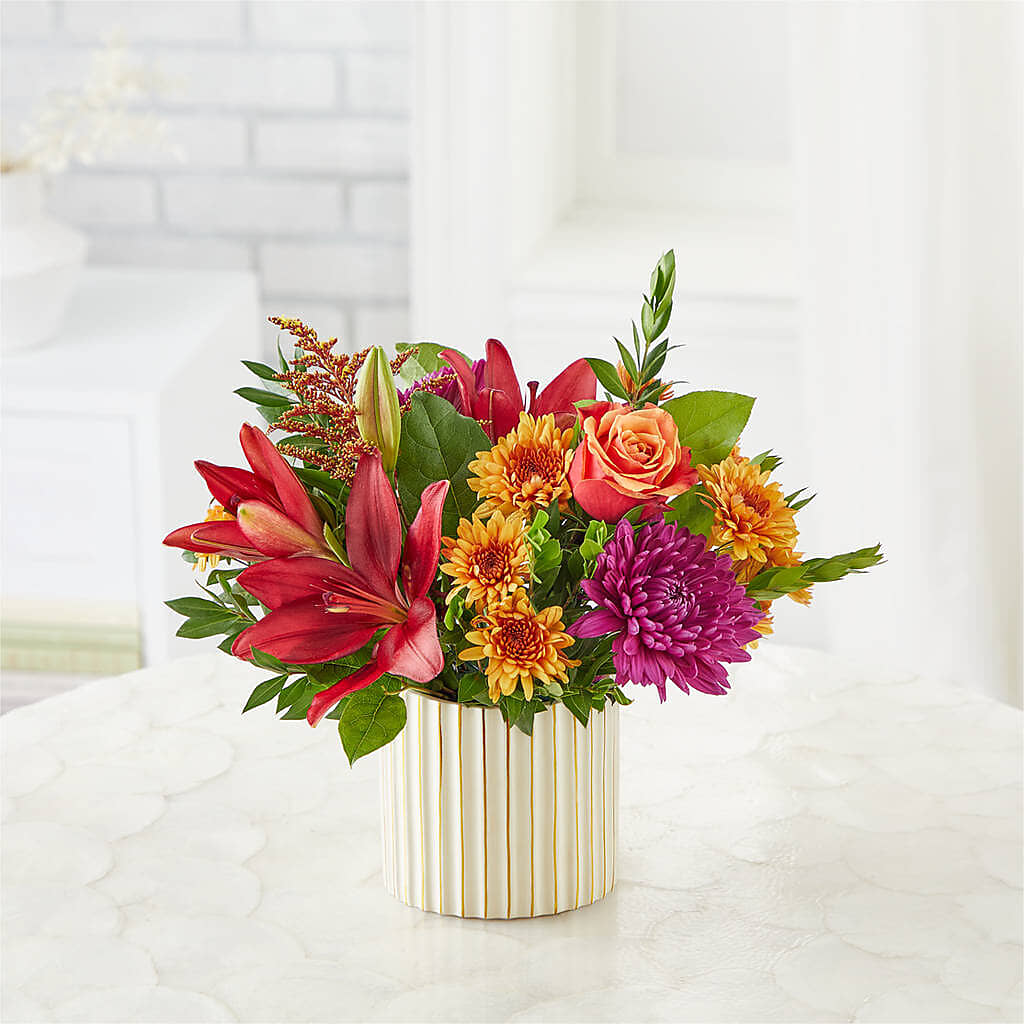 Burgundy Landscape Bouquet –  Micaelas Flowers And Gifts, Tulsa OK