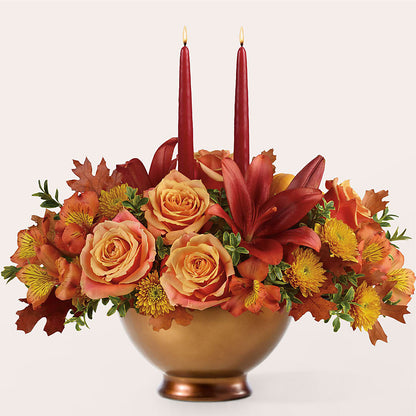 Harvest Table Centerpiece –  Micaelas Flowers And Gifts, Tulsa OK