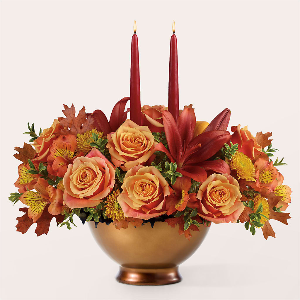 Harvest Table Centerpiece –  Micaelas Flowers And Gifts, Tulsa OK