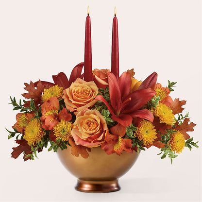 Harvest Table Centerpiece –  Micaelas Flowers And Gifts, Tulsa OK