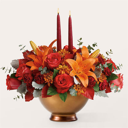 Fruits of Fall Centerpiece –  Micaelas Flowers And Gifts, Tulsa OK