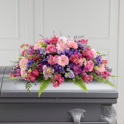 Glorious Garden Casket Spray –  Micaelas Flowers And Gifts, Tulsa OK