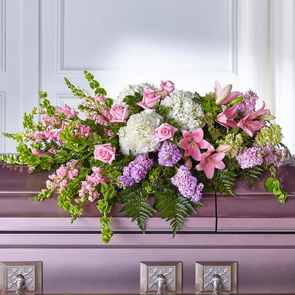 Life's Gratitude Casket Spray –  Micaelas Flowers And Gifts, Tulsa OK