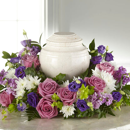 Blooming Sympathy Cremation Adornment –  Micaelas Flowers And Gifts, Tulsa OK