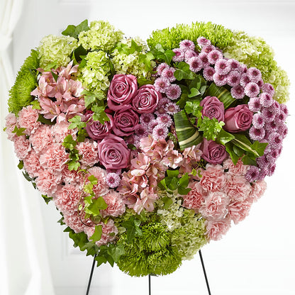 Heartwarming Standing Heart –  Micaelas Flowers And Gifts, Tulsa OK