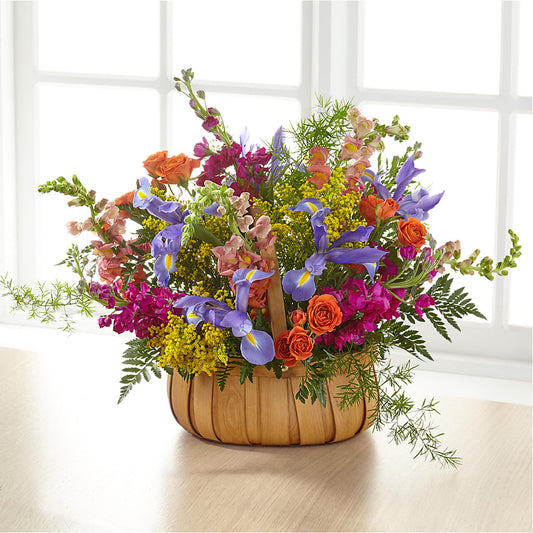 Garden of Life Basket –  Micaelas Flowers And Gifts, Tulsa OK