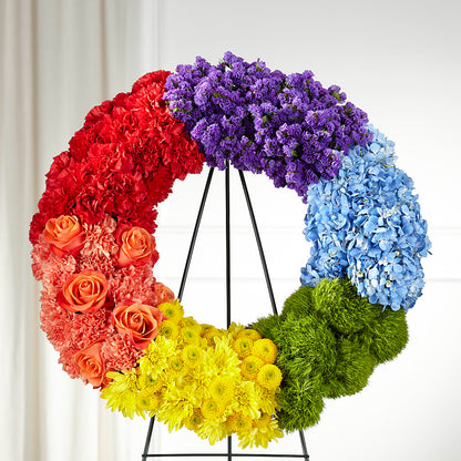 Circle of Love Wreath –  Micaelas Flowers And Gifts, Tulsa OK