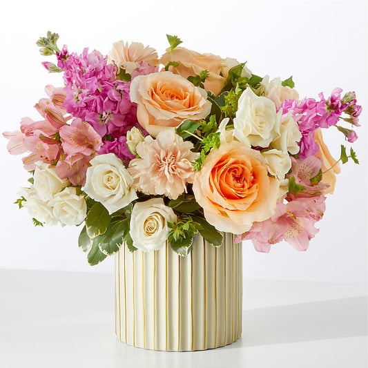 Paradise Bouquet with Ivory Vase –  Micaelas Flowers And Gifts, Tulsa OK