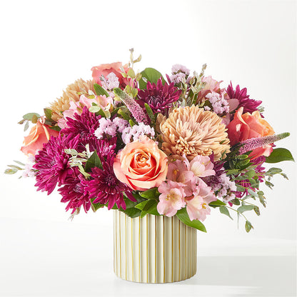 Berry Cobbler Bouquet with Ivory Vase –  Micaelas Flowers And Gifts, Tulsa OK