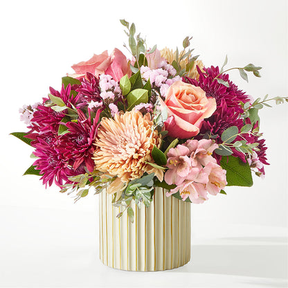 Berry Cobbler Bouquet with Ivory Vase –  Micaelas Flowers And Gifts, Tulsa OK