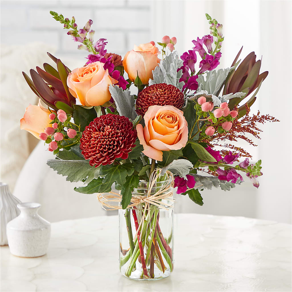 Moody Hues Bouquet –  Micaelas Flowers And Gifts, Tulsa OK